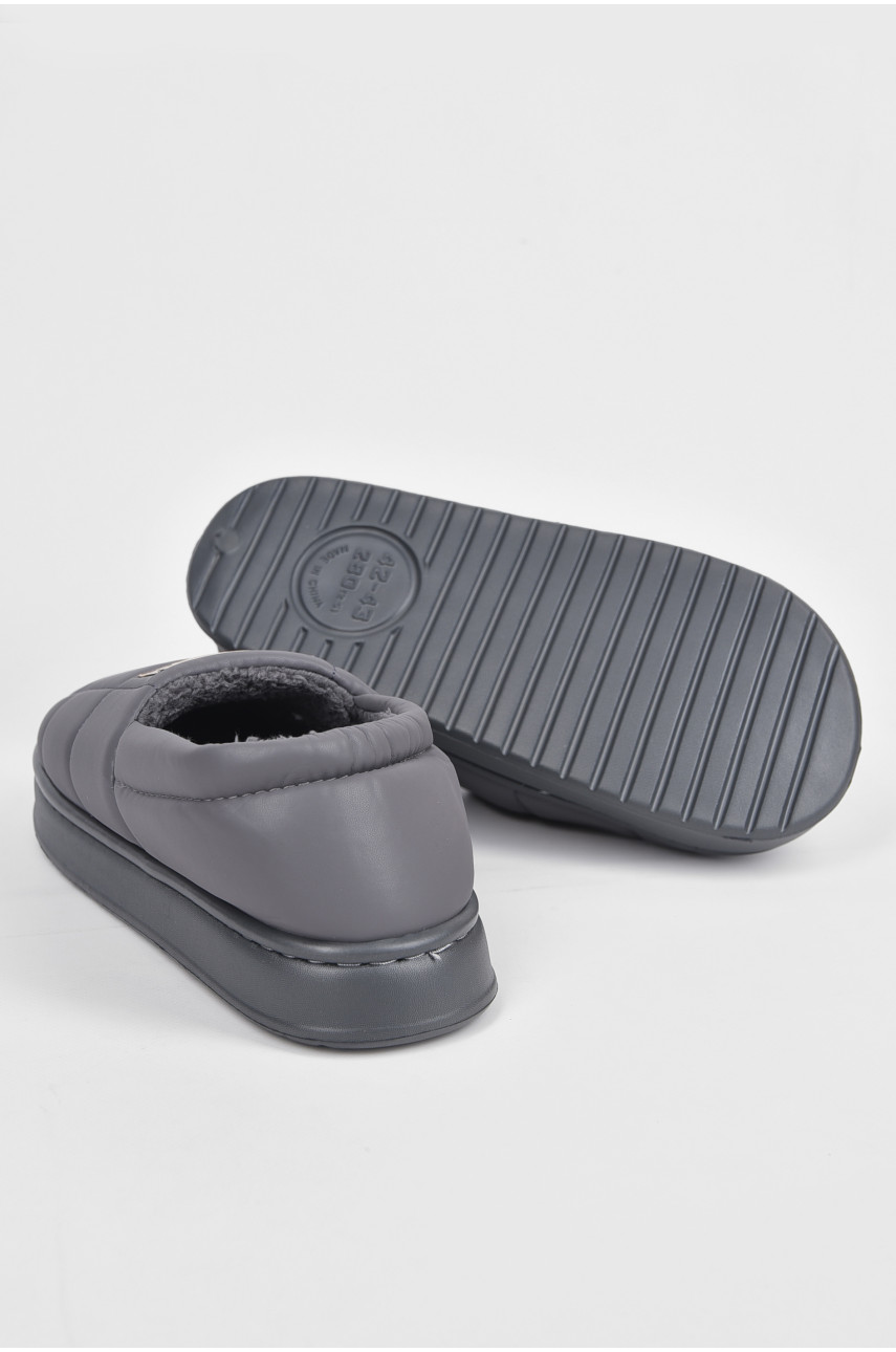 Капці кімнатні чоловічі сірого кольору 9819-7 190119