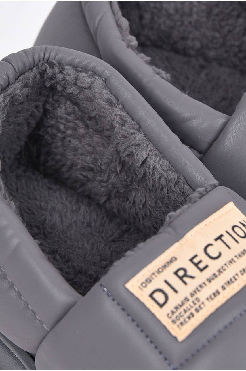 Капці кімнатні чоловічі сірого кольору 9819-7 190119