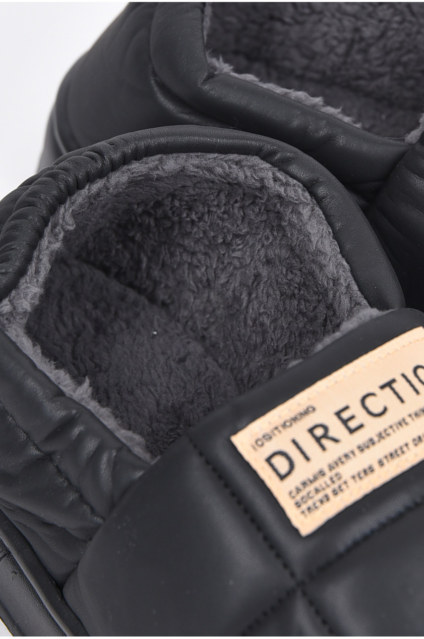 Капці кімнатні чоловічі чорного кольору 9819-7 190120