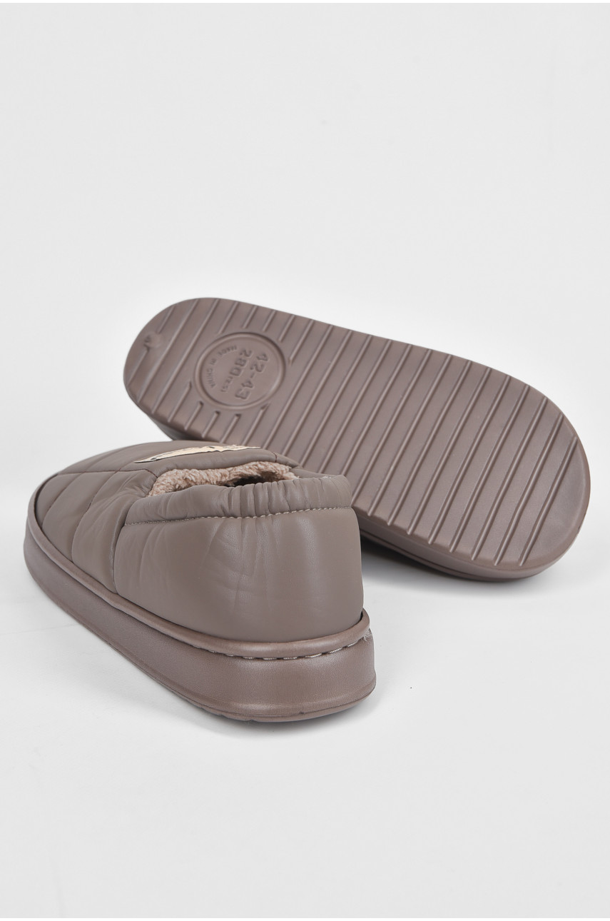 Капці кімнатні чоловічі бежевого кольору 9819-7 190121