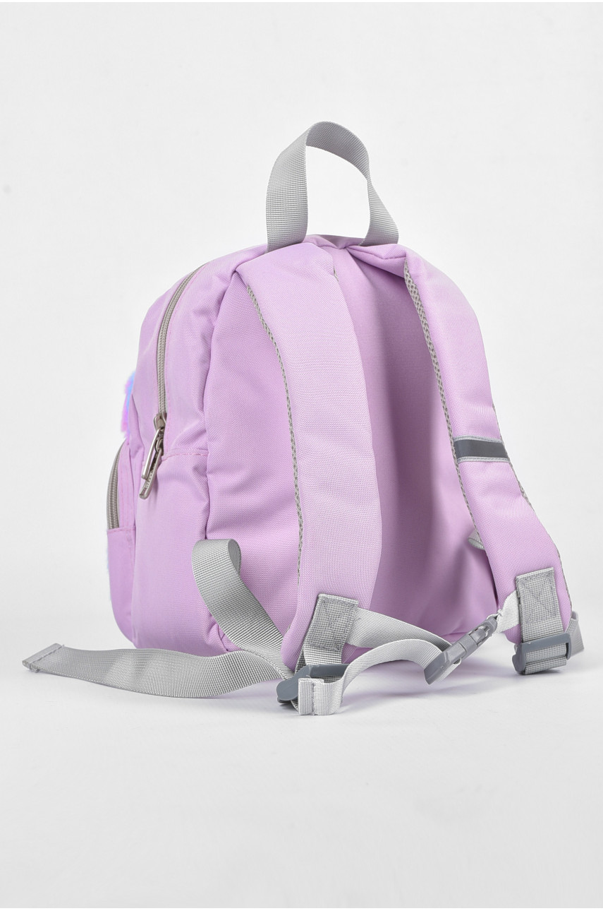 Рюкзак дитячий текстильний фіолетового кольору 190123