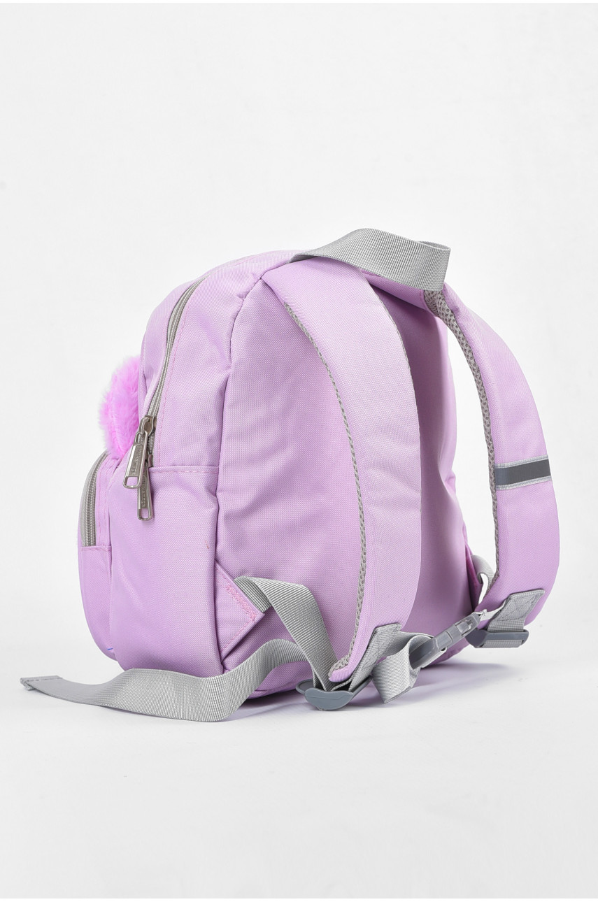 Рюкзак дитячий текстильний фіолетового кольору 190127