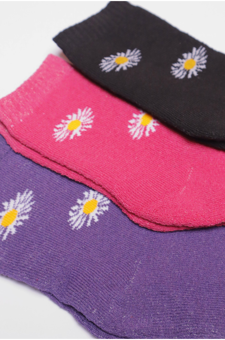 Набір шкарпеток жіночих махрових 3 штуки 770 190150