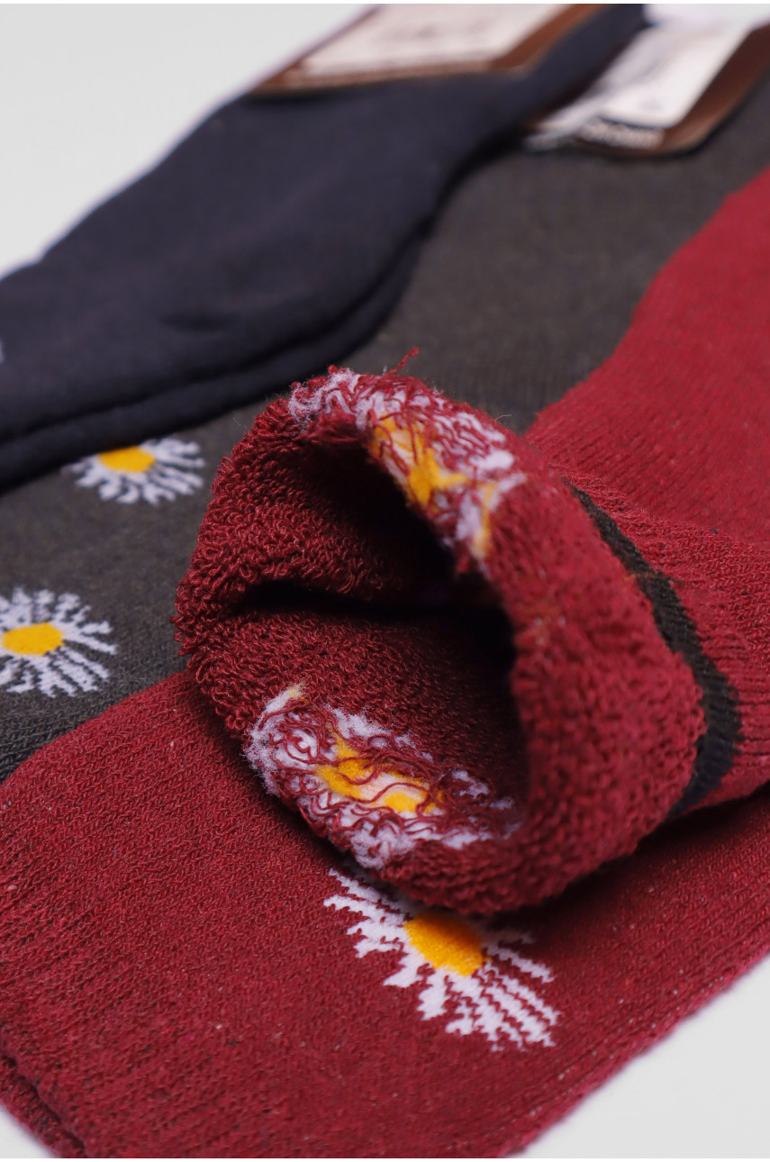 Набір шкарпеток жіночих махрових 3 штуки 770 190152