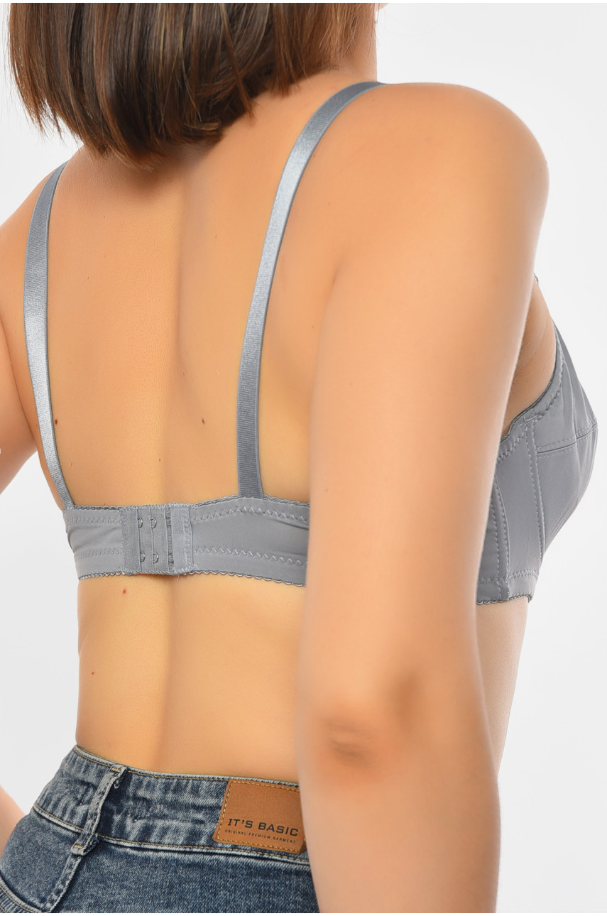 Бюстгальтер жіночий сірого кольору чашка С 5325 190163