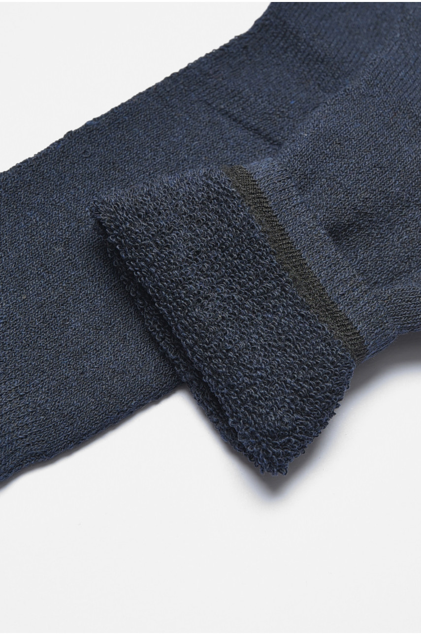 Носки мужские махровые темно-синего цвета 225 190177