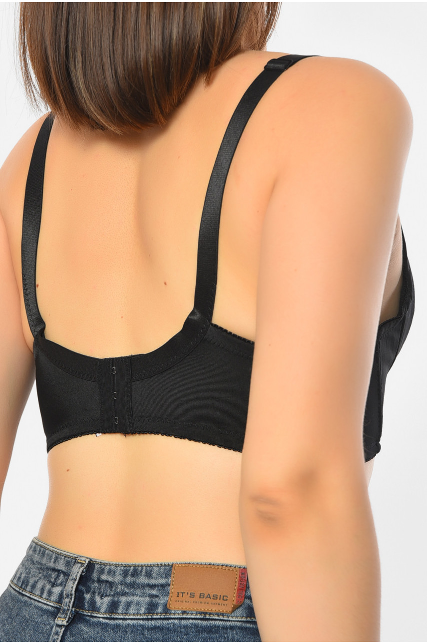 Бюстгальтер женский черного цвета чашка F 27306 190178