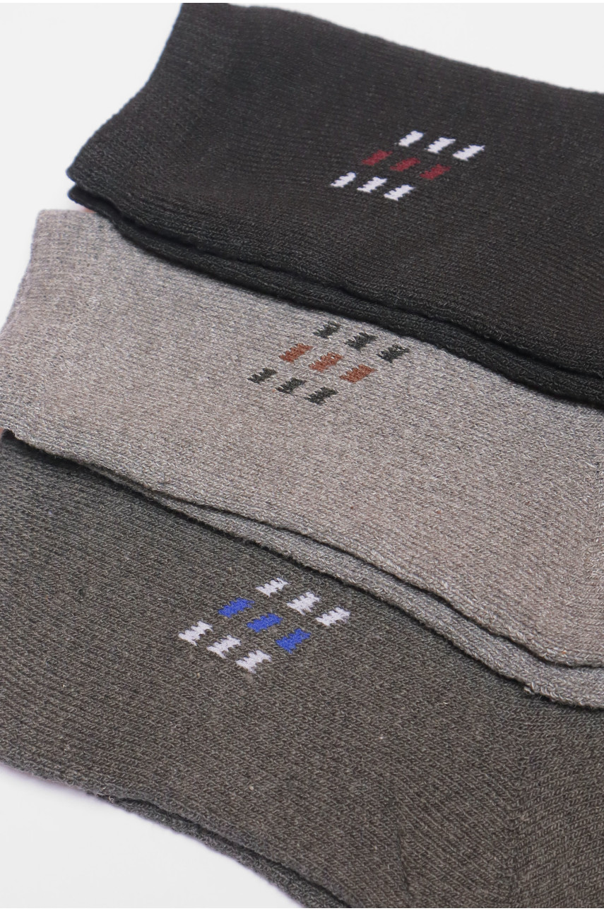 Набір шкарпеток чоловічих махрових 3 штуки 106 190181