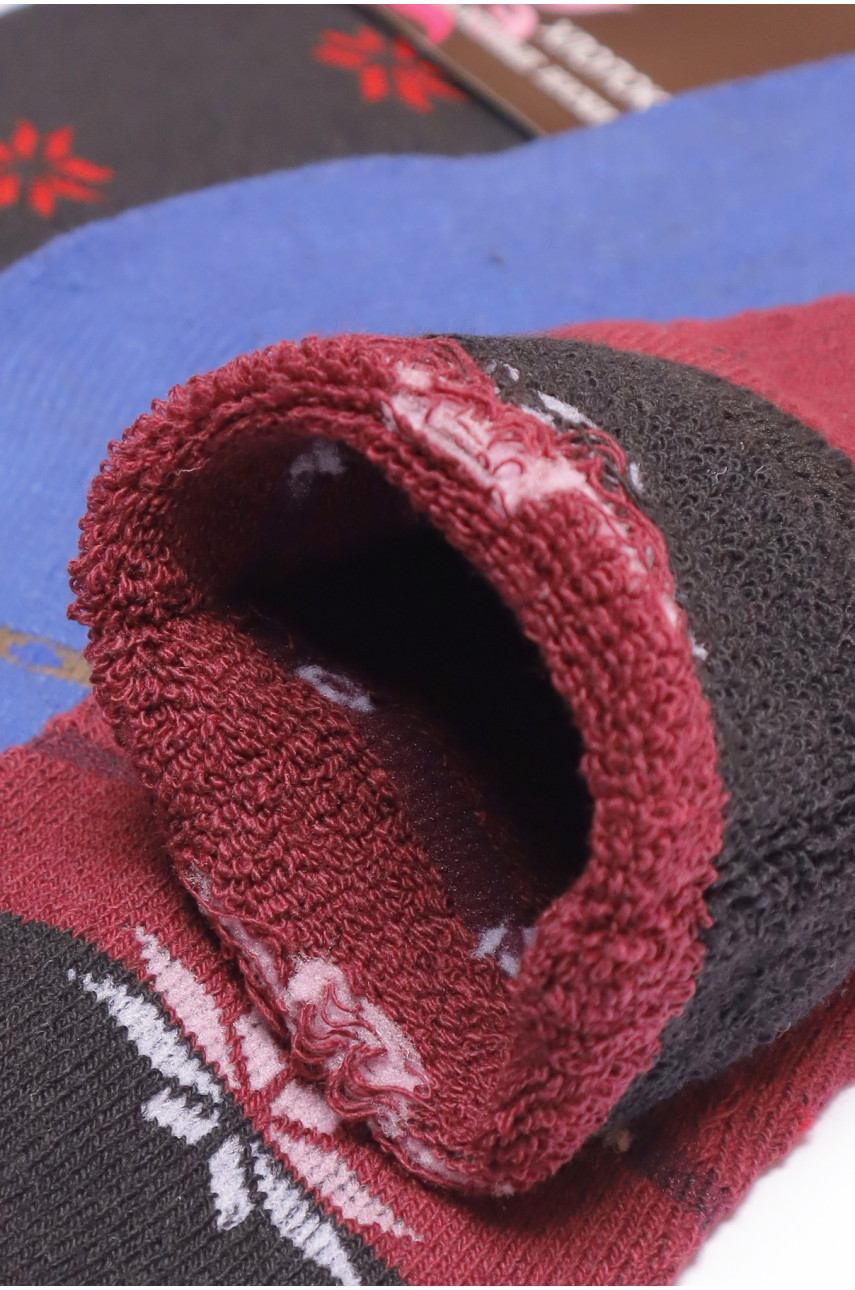 Набір шкарпеток жіночих махрових 3 штуки 712 190182