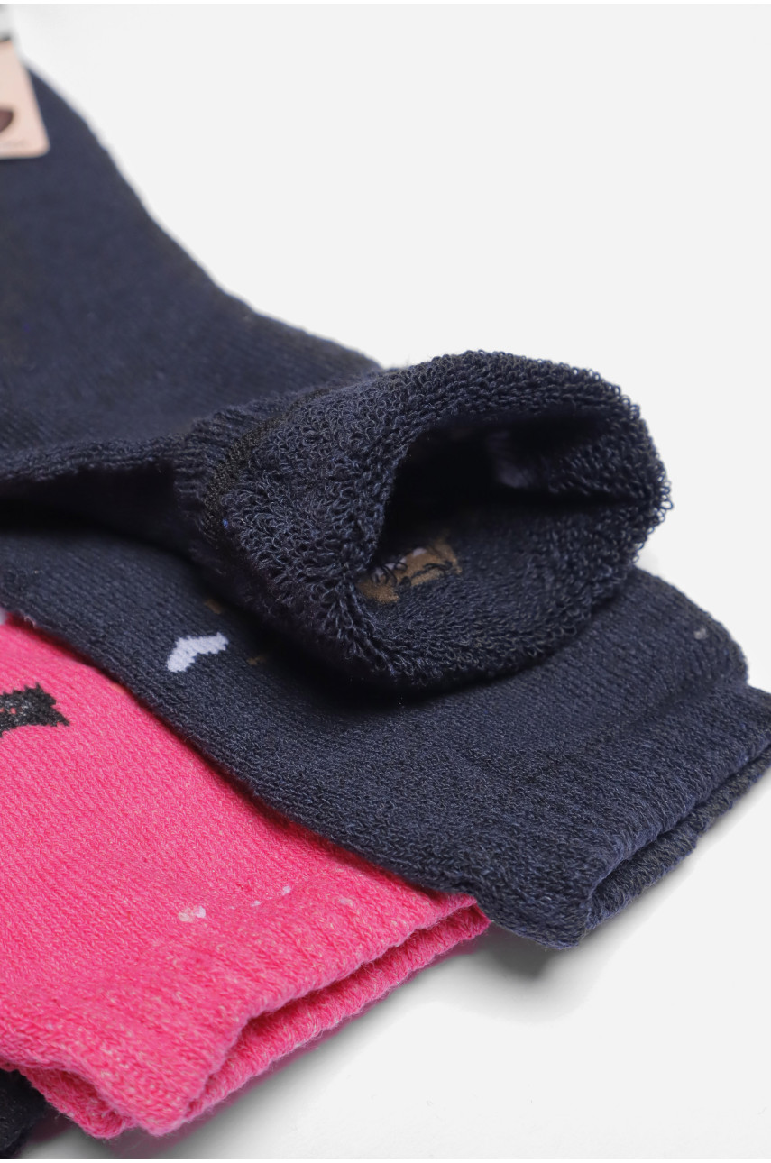 Набір шкарпеток жіночих махрових 3 штуки 777 190198