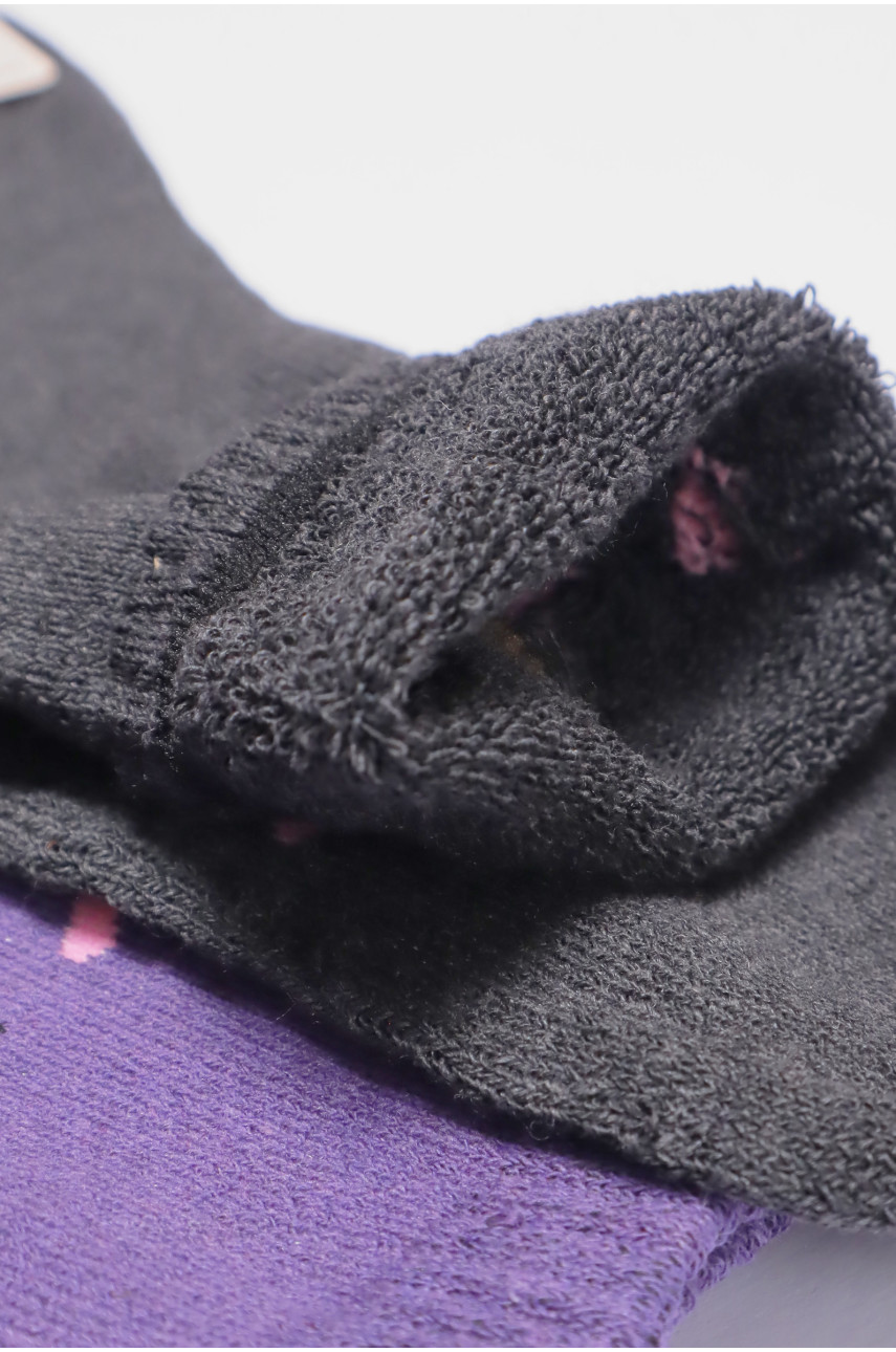 Набір шкарпеток жіночих махрових 3 штуки 777 190199