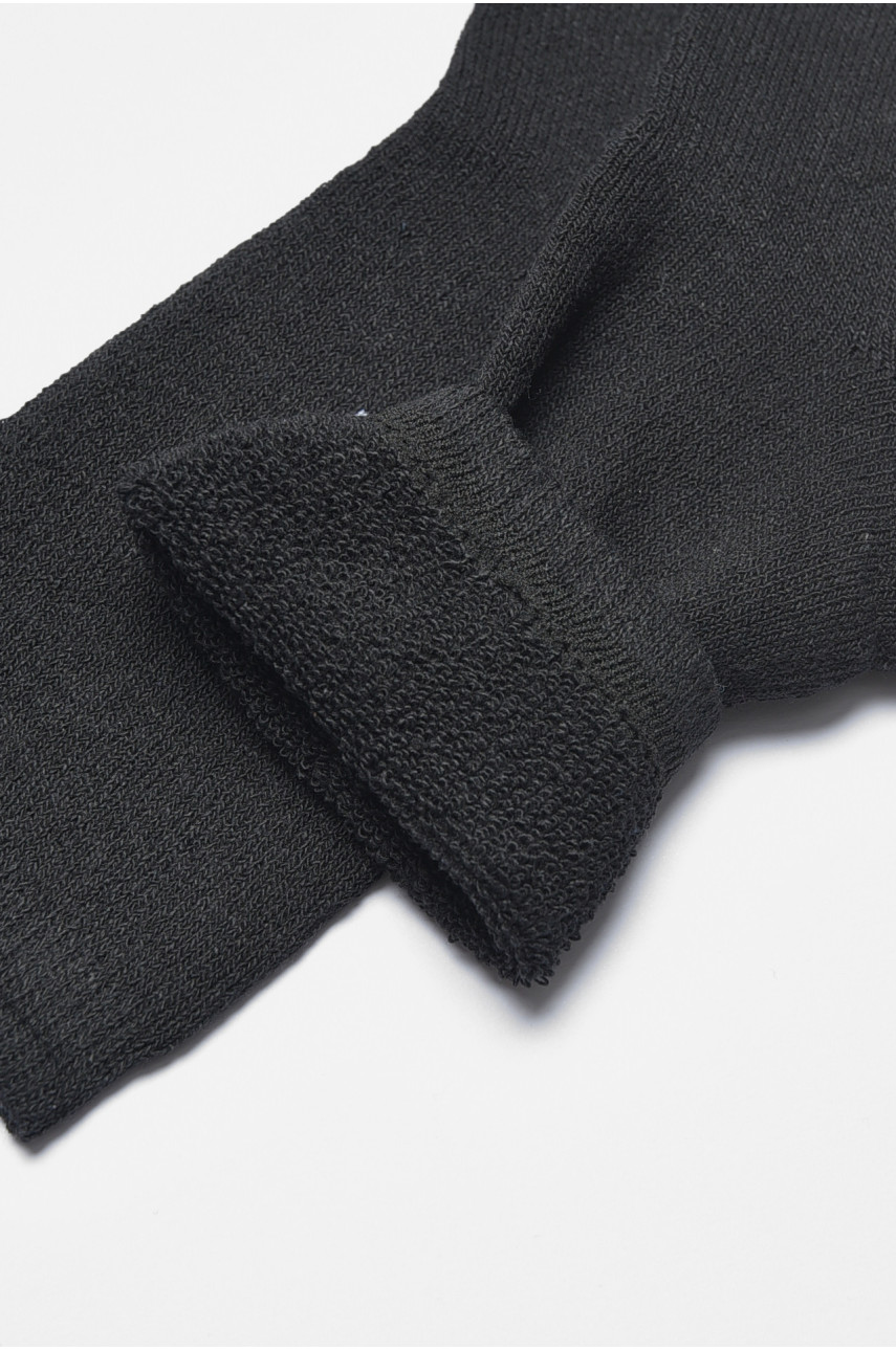 Носки мужские махровые черного цвета 106 190211 Носки мужские махровые черного цвета 106 190211