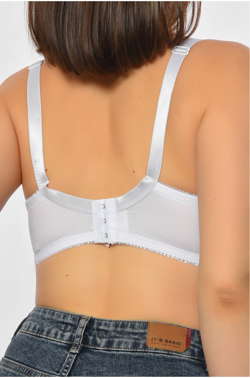 Бюстгальтер женский белого цвета чашка F 27306 190227