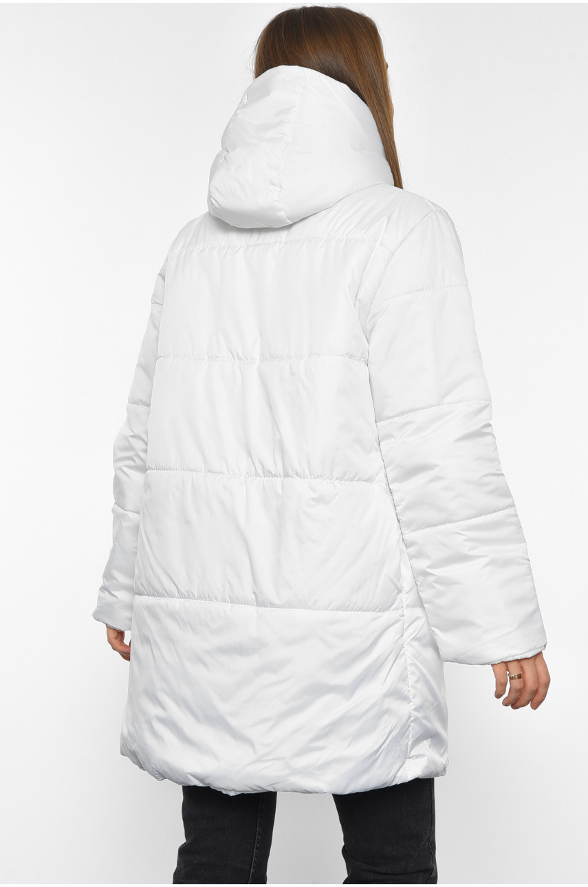 Куртка жіноча демісезонна білого кольору 8859 190232
