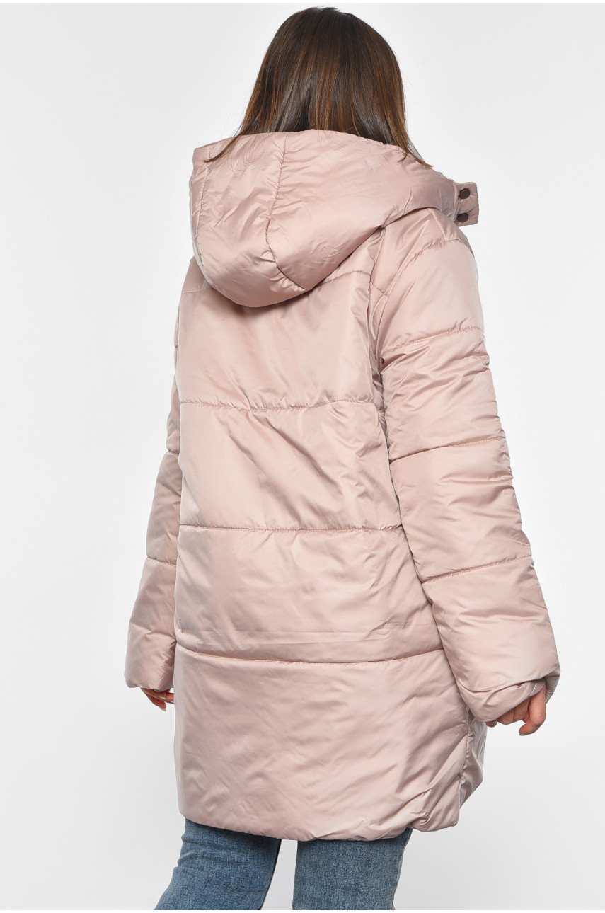Куртка жіноча демісезонна бежевого кольору 8859 190237