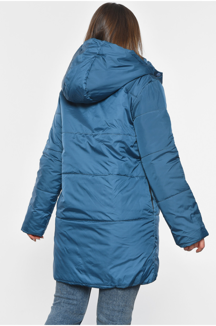 Куртка жіноча демісезонна темно-синього кольору 8859 190239