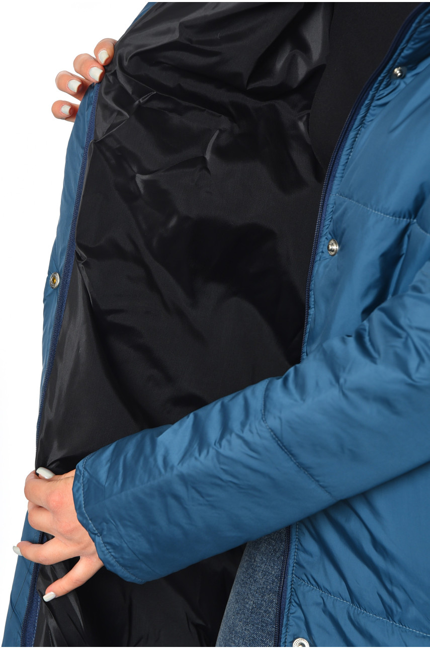 Куртка жіноча демісезонна темно-синього кольору 8859 190239