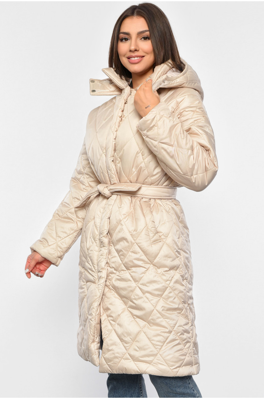 Куртка жіноча демісезонна молочного кольору 8860 190245