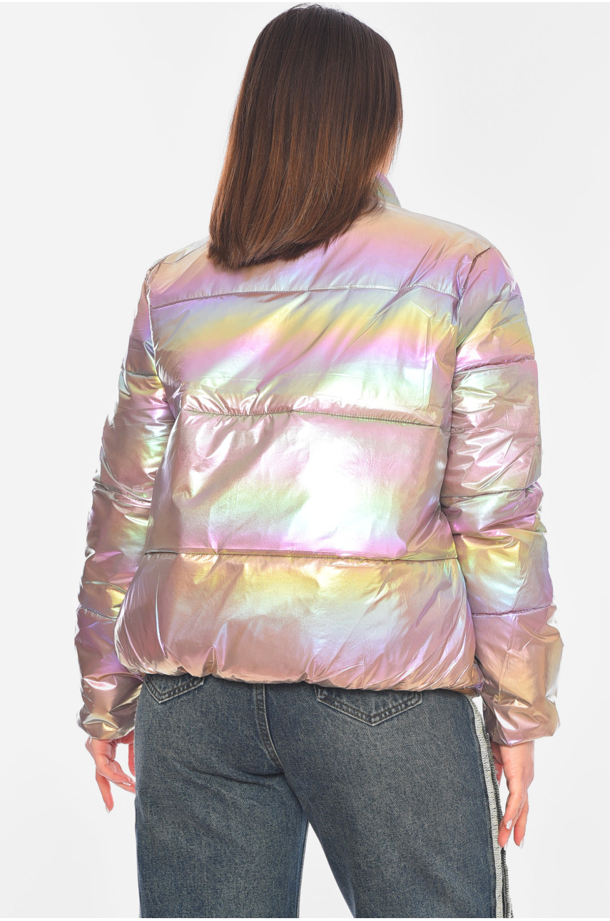 Куртка жіноча демісезонна кольору хамелеон 2022-6 190249