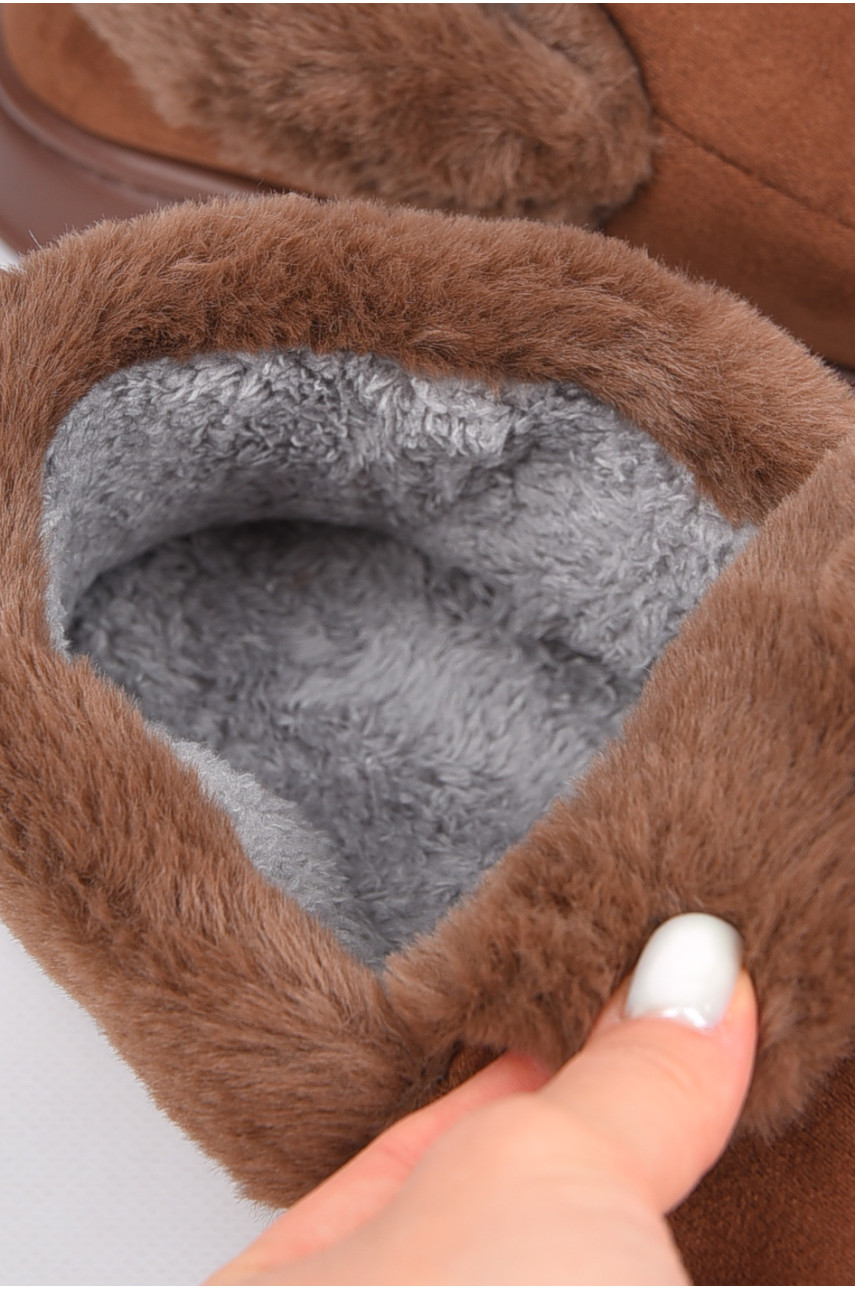 Капці кімнатні чоловічі коричневого кольору 9819-3 190256