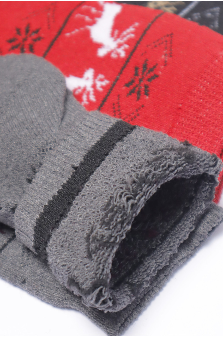 Набір шкарпеток жіночих махрових 3 штуки 881 190301