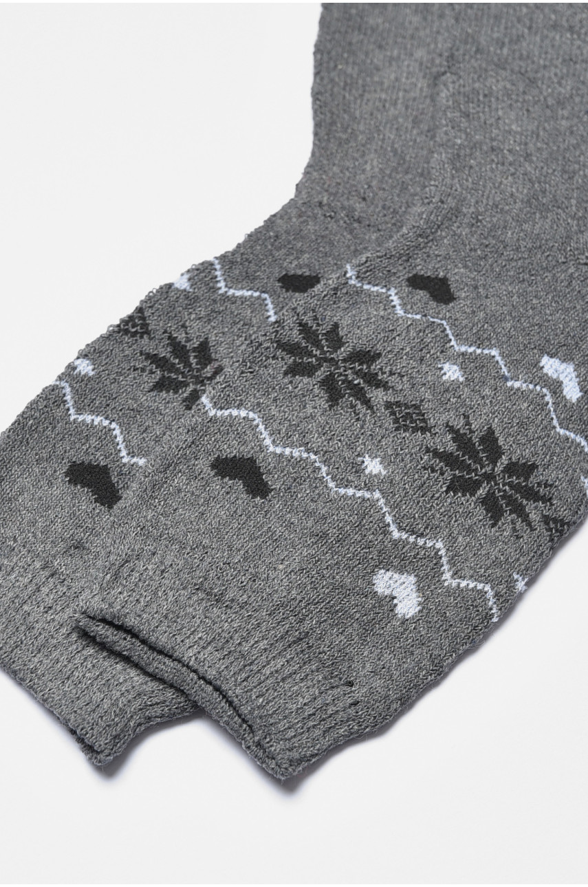 Носки женские махровые серого цвета 882 190321 Носки женские махровые серого цвета 882 190321