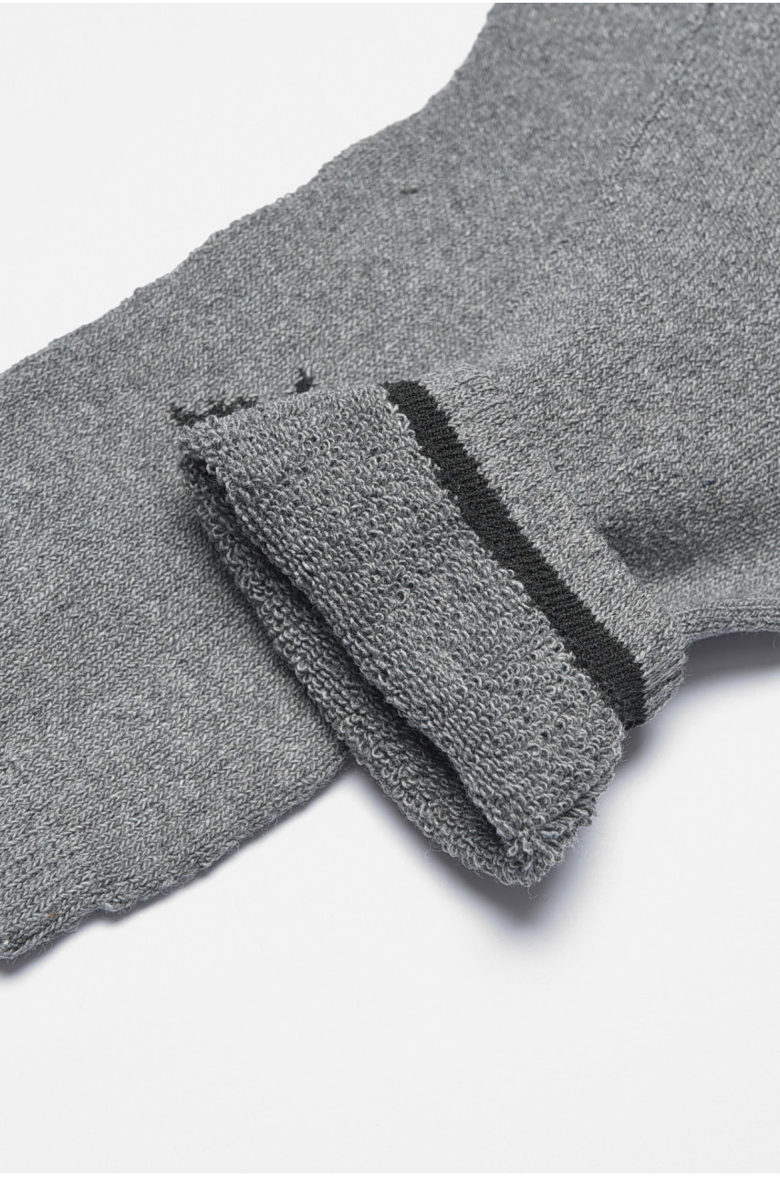 Шкарпетки чоловічі махрові сірого кольору 107 190328