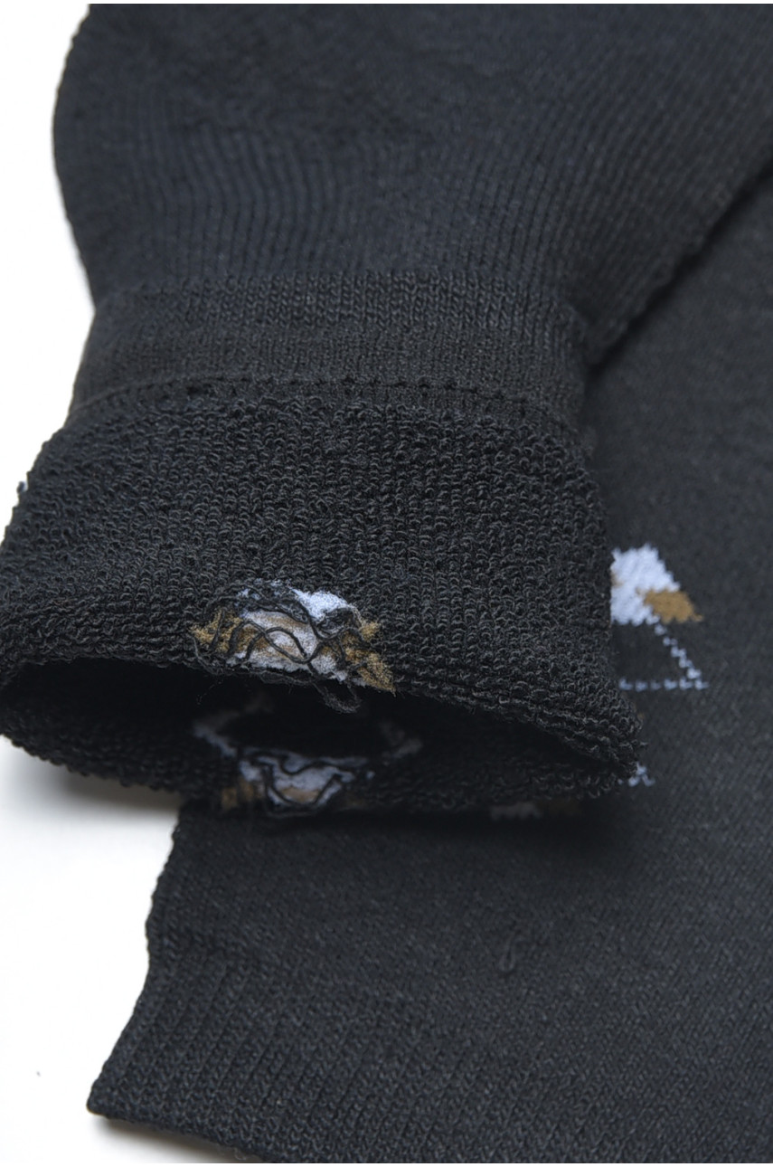 Носки мужские махровые черного цвета 773 190352