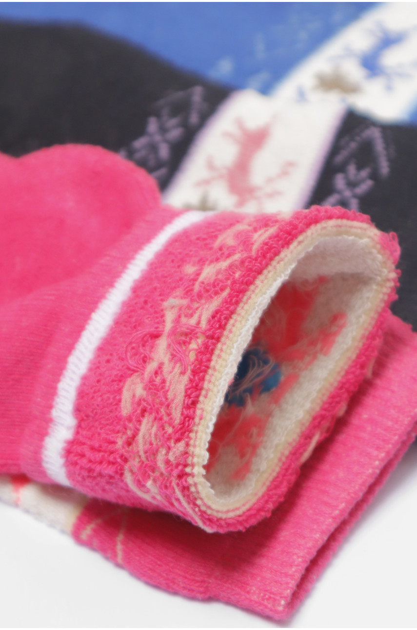 Набір шкарпеток жіночих махрових 3 штуки 701 190365