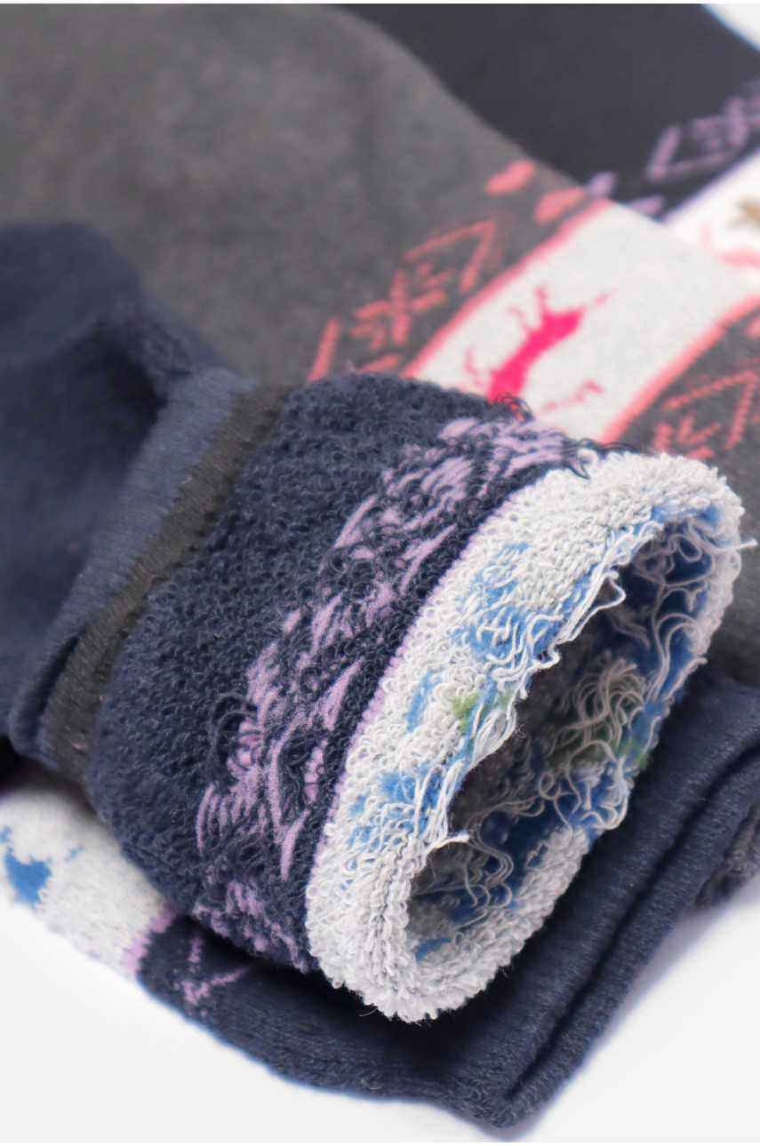 Набір шкарпеток жіночих махрових 3 штуки 701 190369