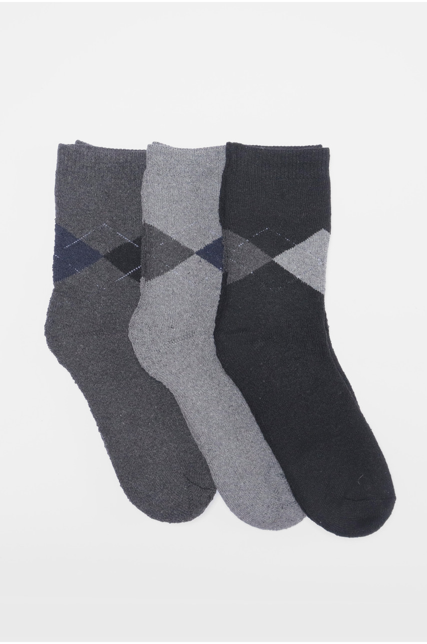 Набір шкарпеток чоловічих махрових 3 штуки А309 190395