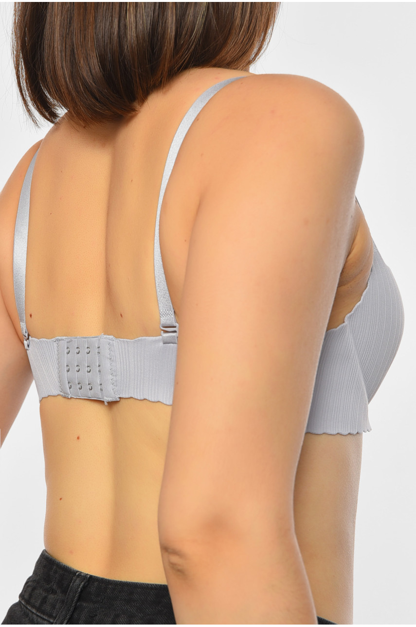 Бюстгальтер жіночий світло-сірого кольору чашка В 711 190431