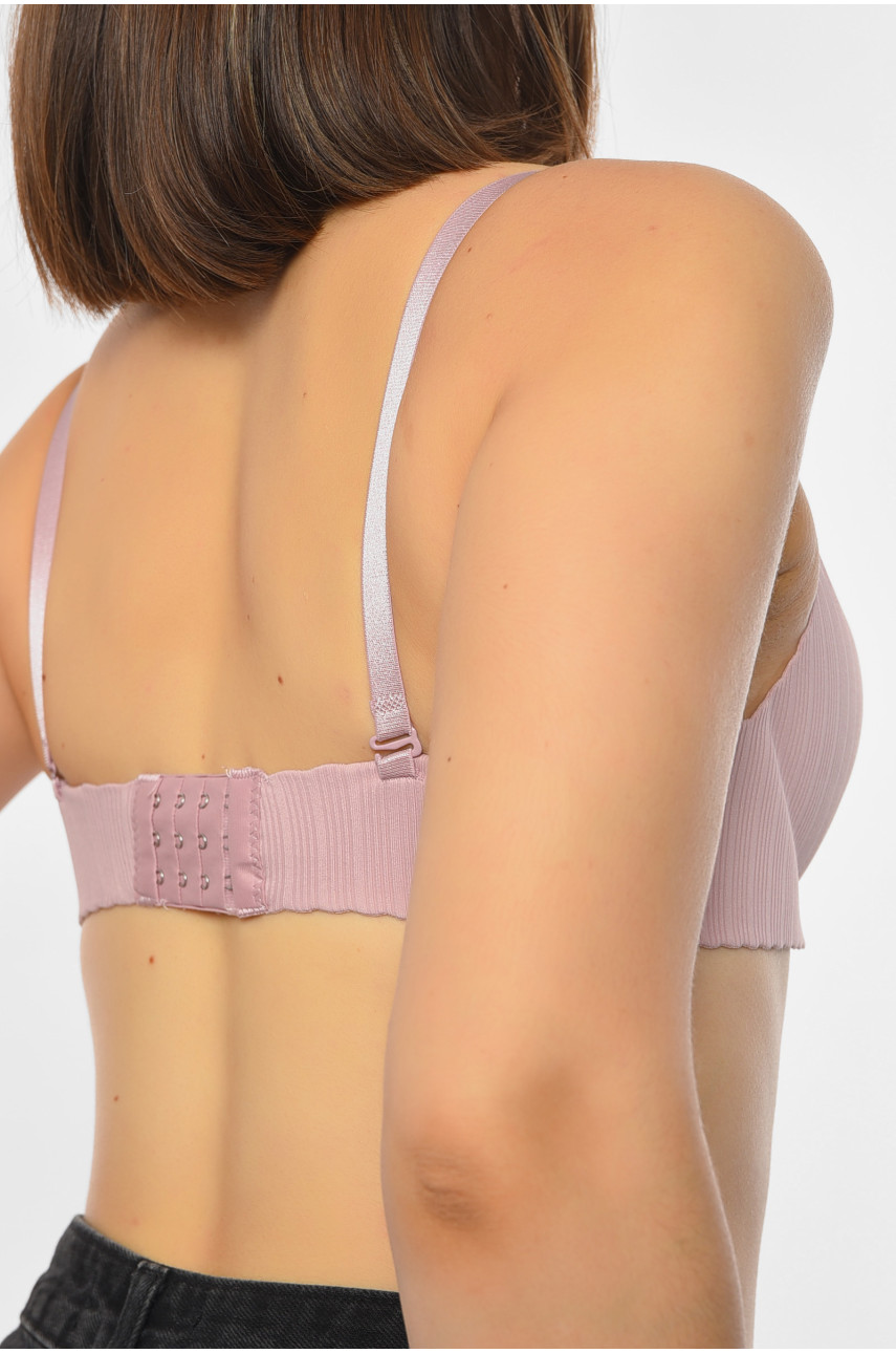 Бюстгальтер женский пудрового цвета чашка В 711 190436