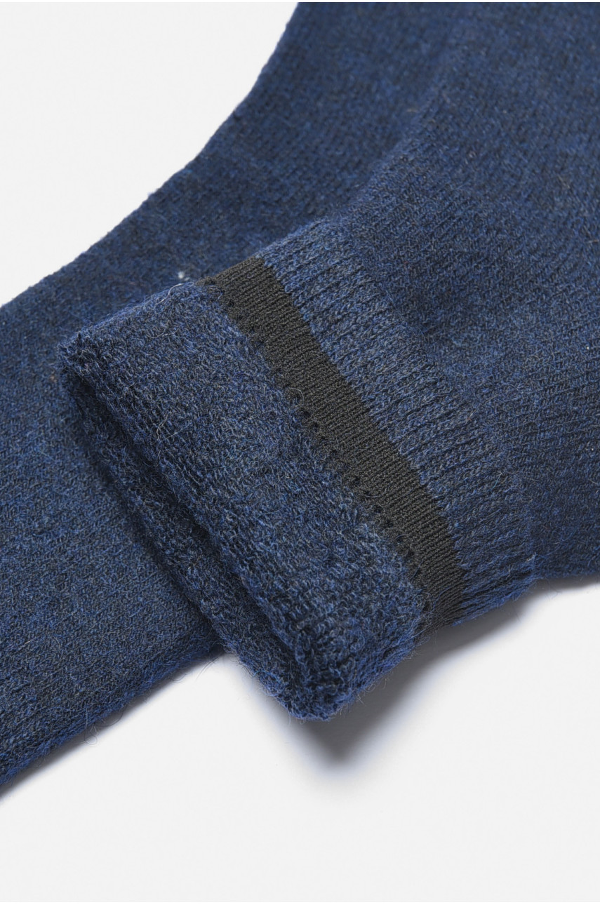 Носки мужские махровые ангоровые синего цвета К21-1 190490 Носки мужские махровые ангоровые синего цвета К21-1 190490