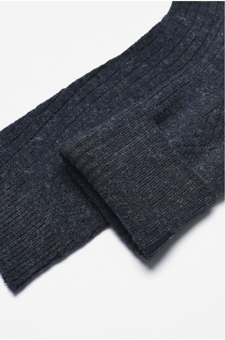 Носки мужские кашемировые темно-синего цвета В2615 190538