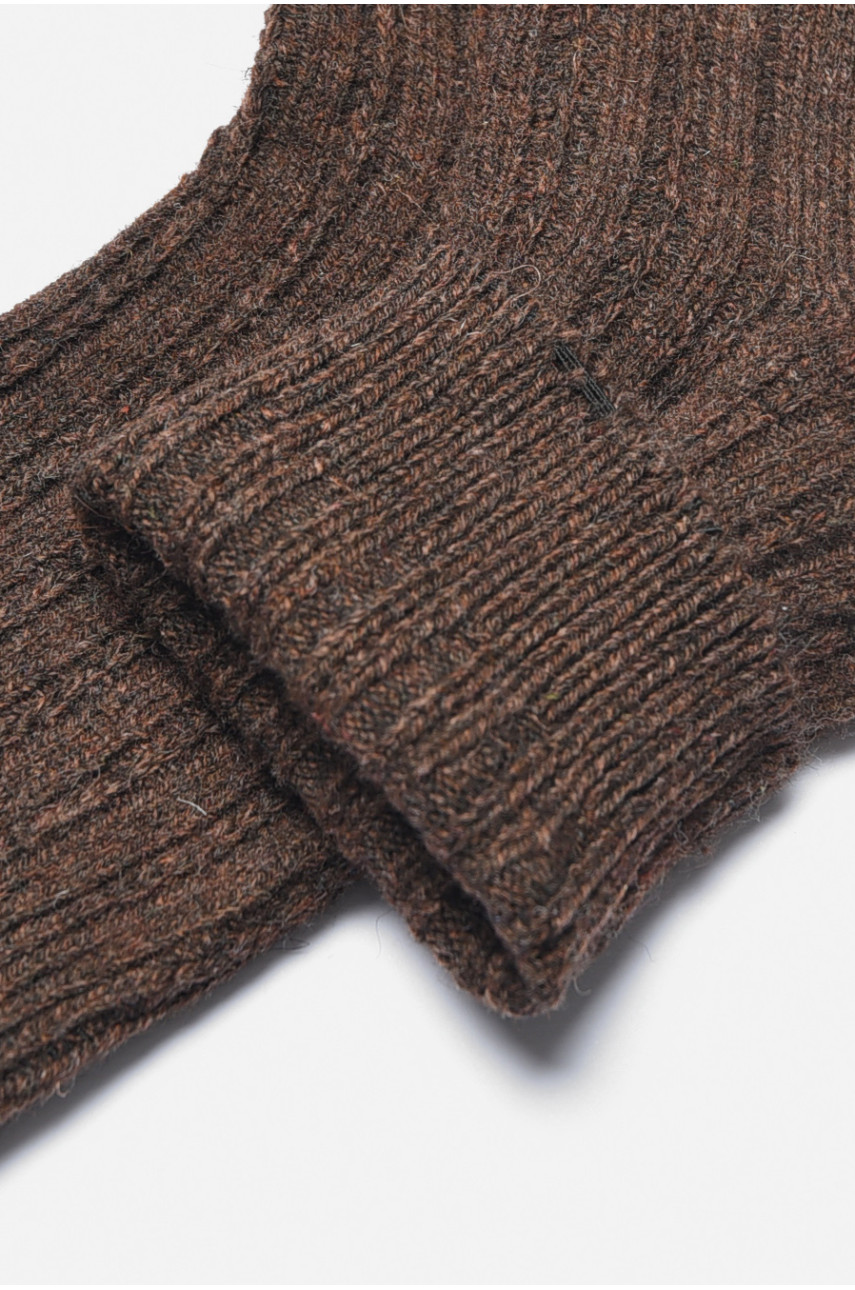 Шкарпетки жіночі кашемірові коричневого кольору А1923 190581 Шкарпетки жіночі кашемірові коричневого кольору А1923 190581