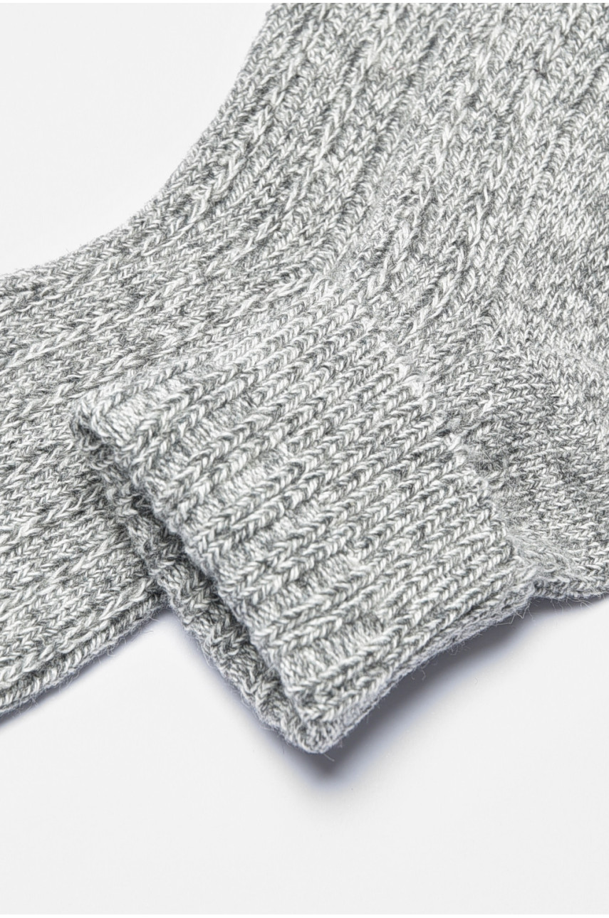 Носки женские кашемировые серого цвета А1923 190583 Носки женские кашемировые серого цвета А1923 190583