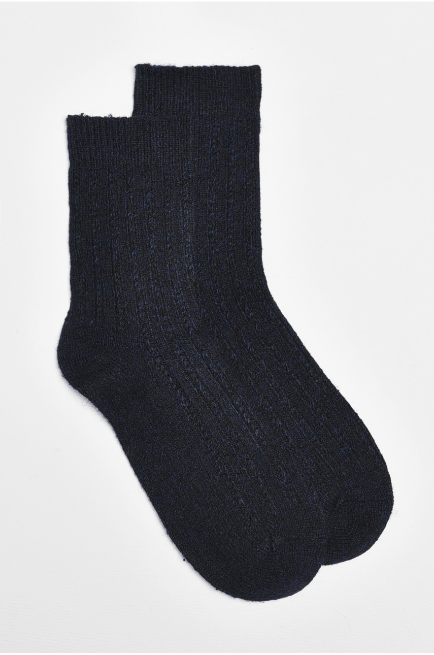 Носки женские кашемировые черного цвета А1923 190584 Носки женские кашемировые черного цвета А1923 190584