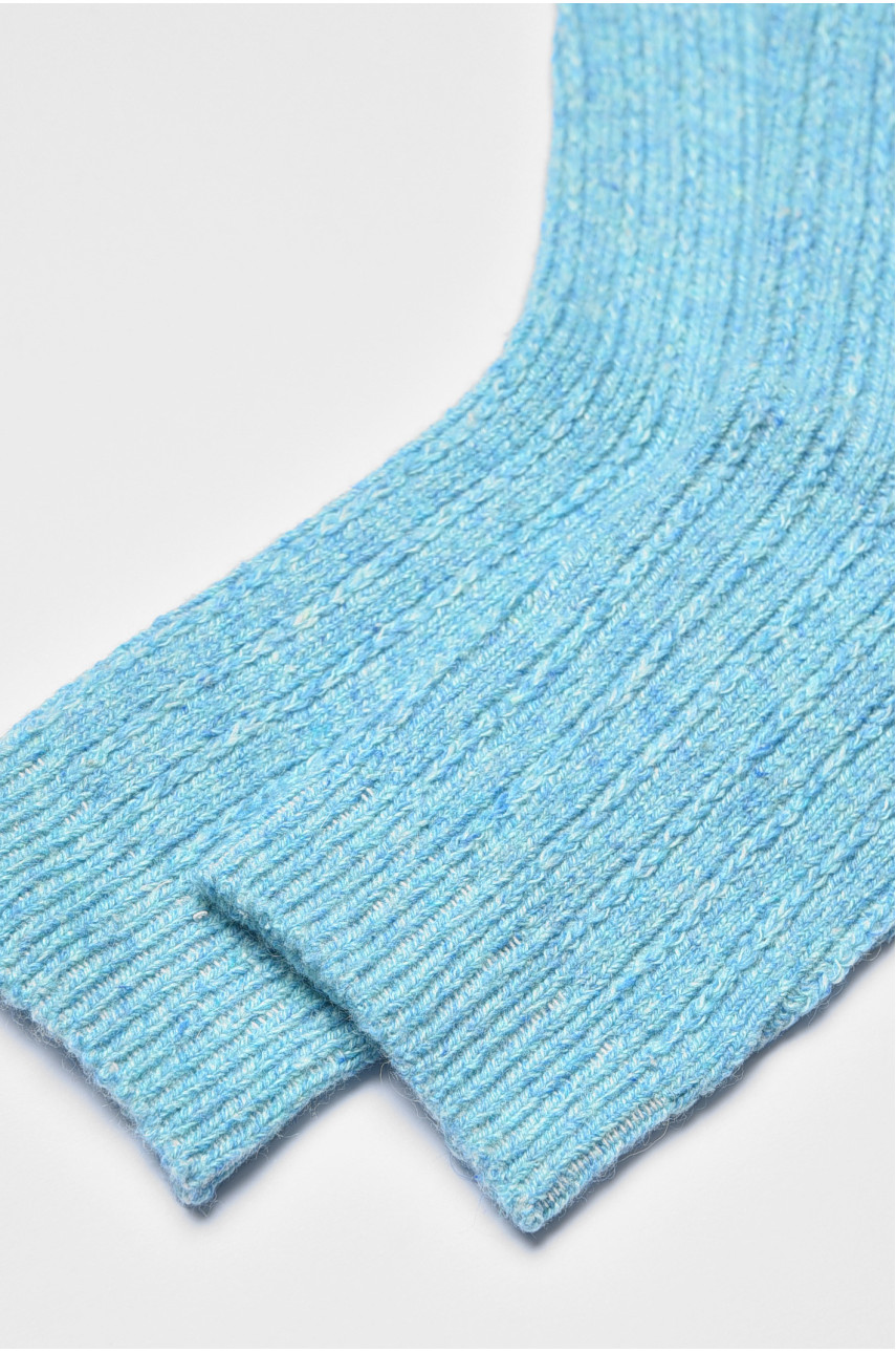 Шкарпетки жіночі кашемірові блакитного кольору А1923 190586