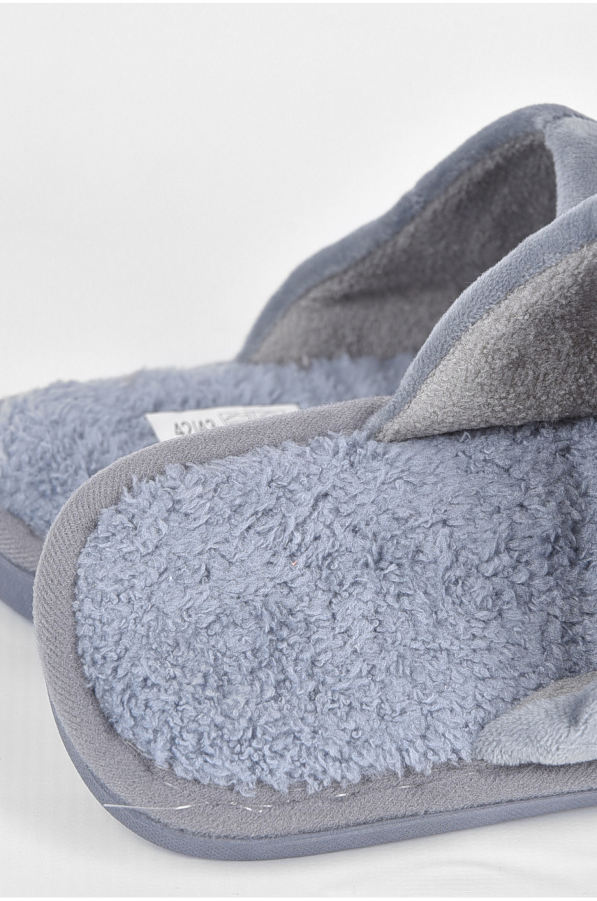 Капці кімнатні чоловічі сірого кольору 190635