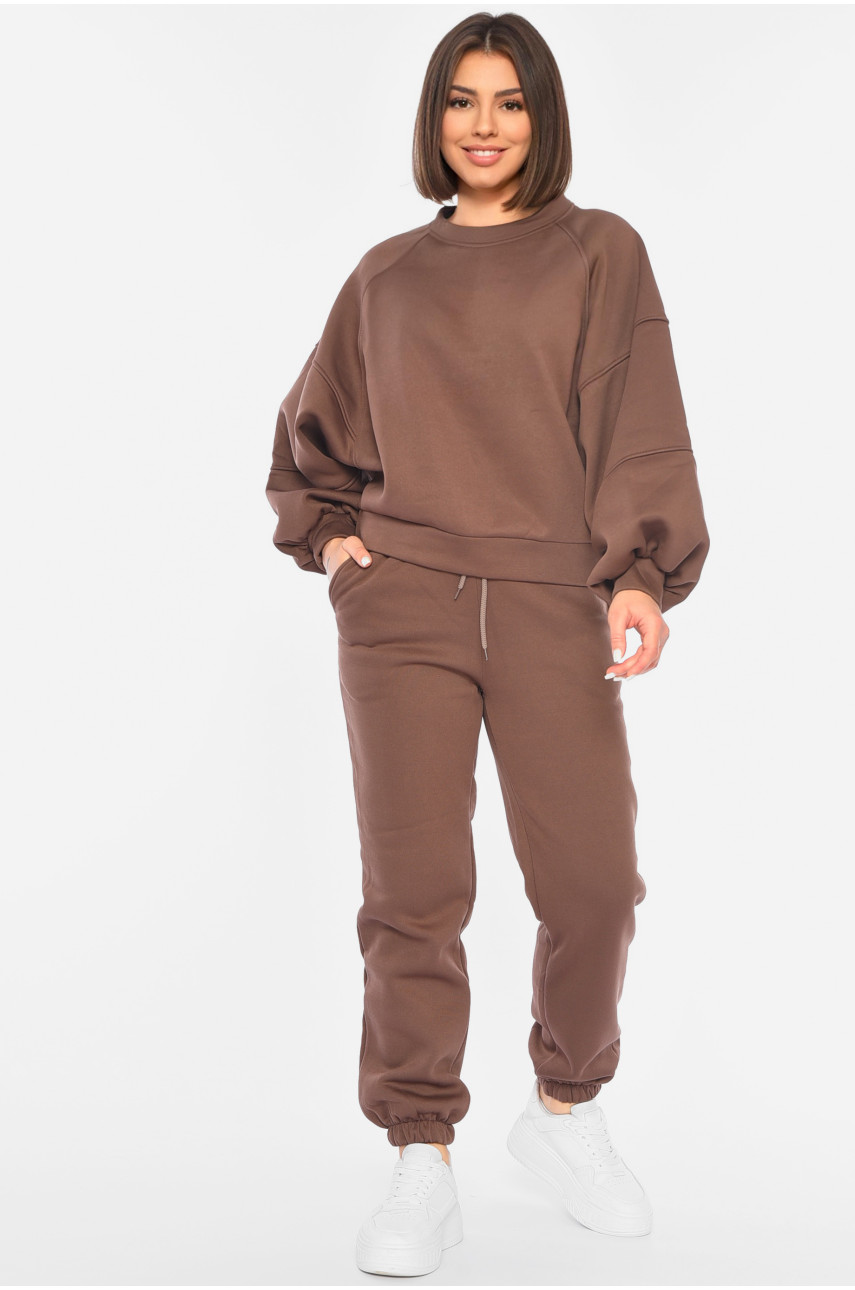 Костюм жіночий коричнивого кольору 398 190642