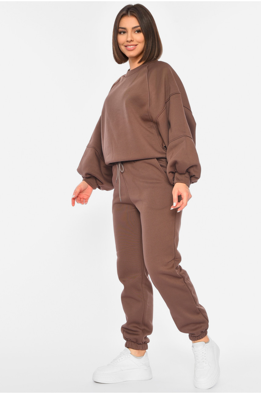 Костюм жіночий коричнивого кольору 398 190642