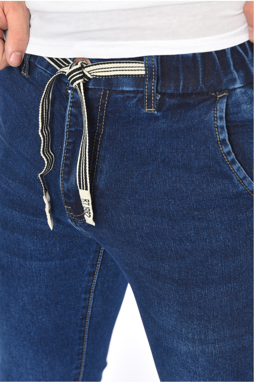 Джинсы мужские синего цвета 8062 190652