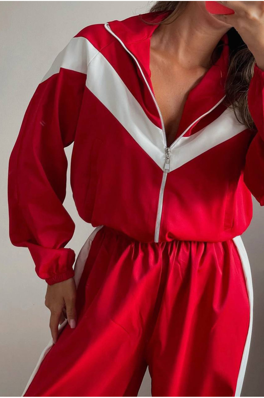 Костюм женский красного цвета 1460 190654 Костюм женский красного цвета 1460 190654