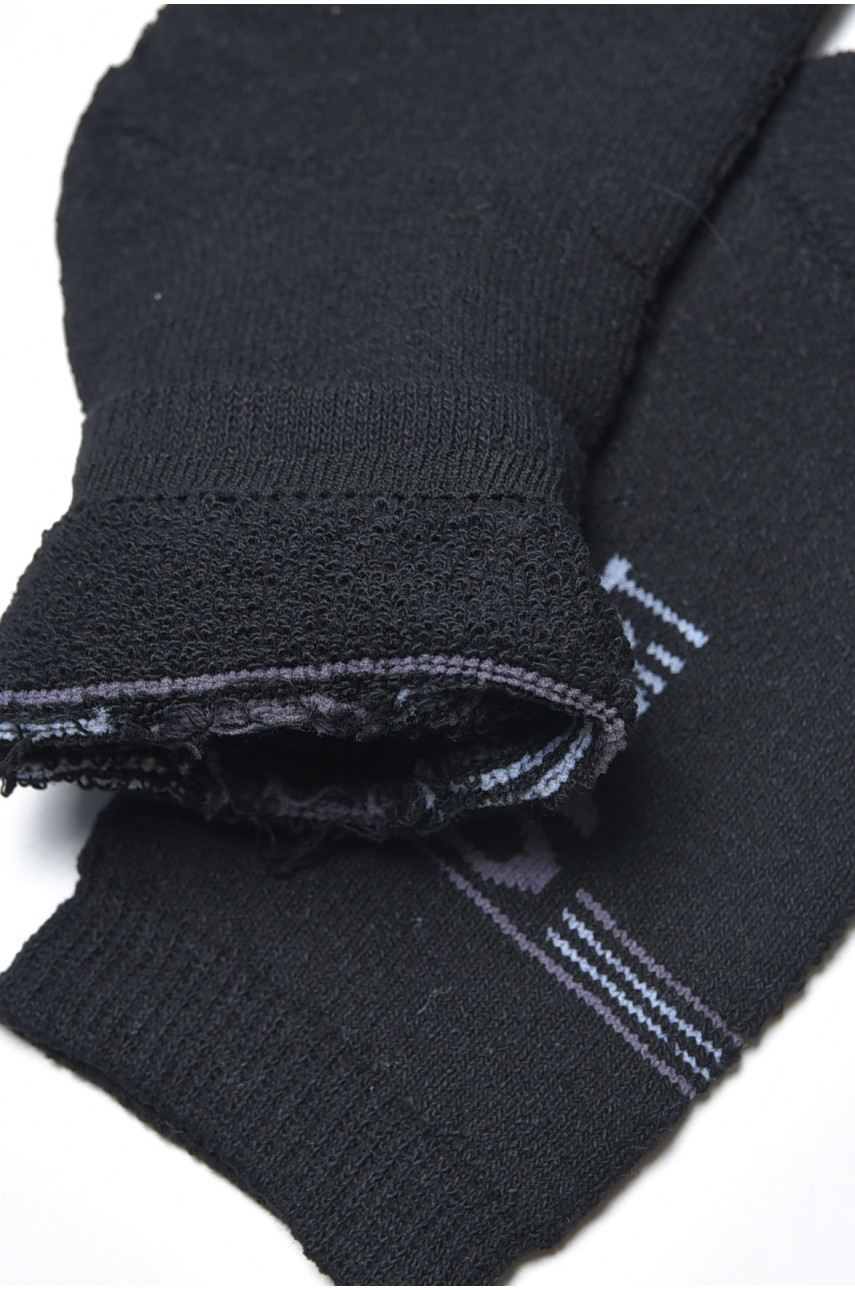 Носки мужские махровые черного цвета 774 190667