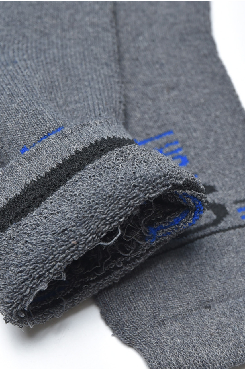 Носки мужские махровые серого цвета 774 190670