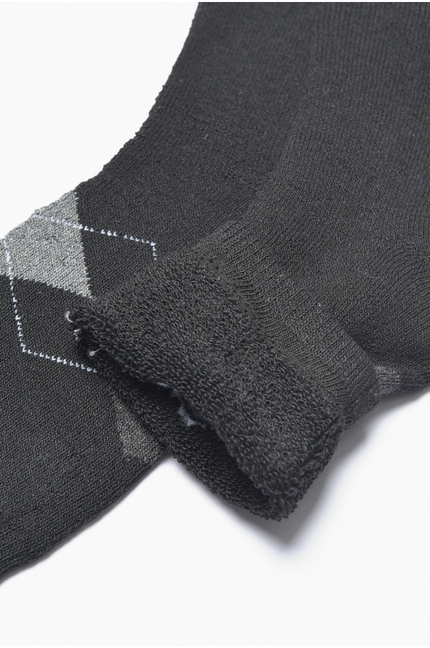 Носки мужские махровые черного цвета 775 190680 Носки мужские махровые черного цвета 775 190680