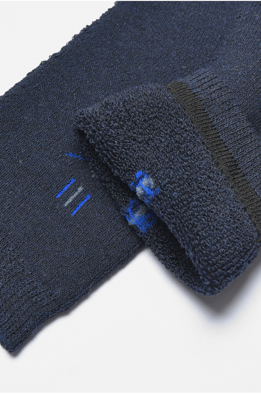 Носки мужские махровые темно-синего цвета 776 190687