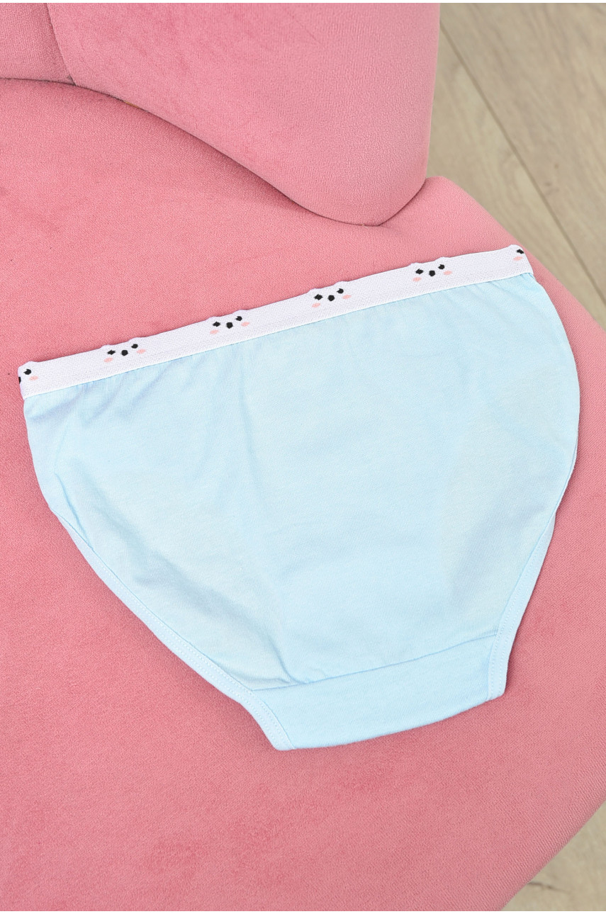 Трусики дитячі для дівчинки блакитного кольору з малюнком Х7882 190717