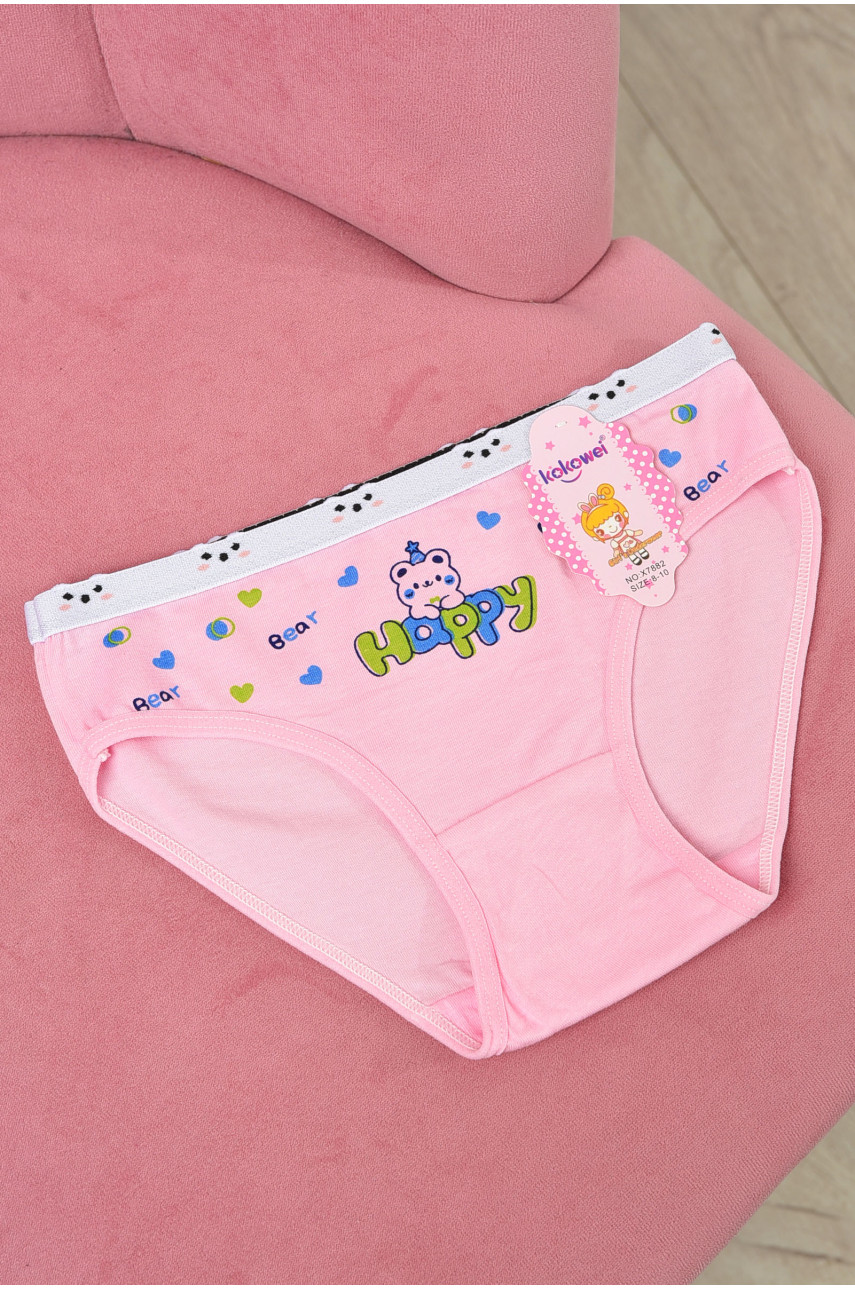 Трусики дитячі для дівчинки рожевого кольору з малюнком Х7882 190720